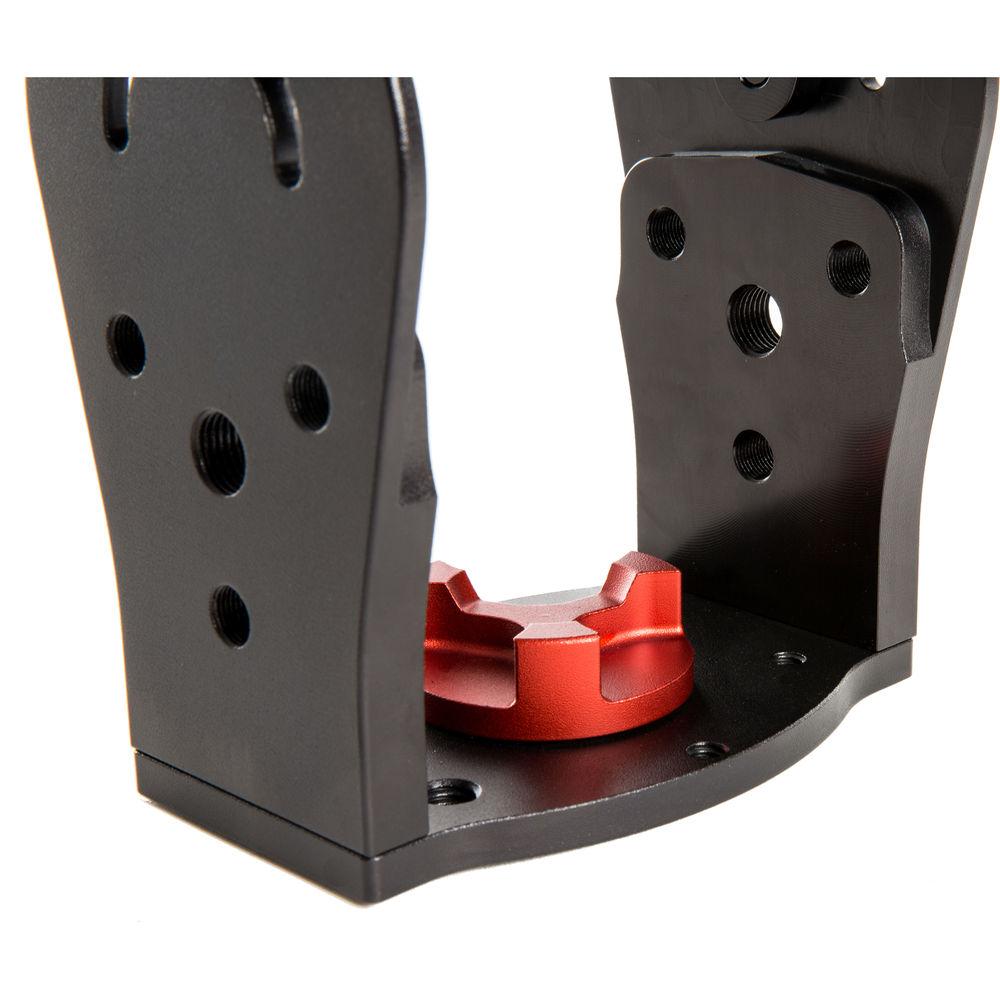 ShooTools Tilt Hi Hat Adapter for 75 100mm Half-Ball Heads with Ring Adapter & 3 8" Locking Handle