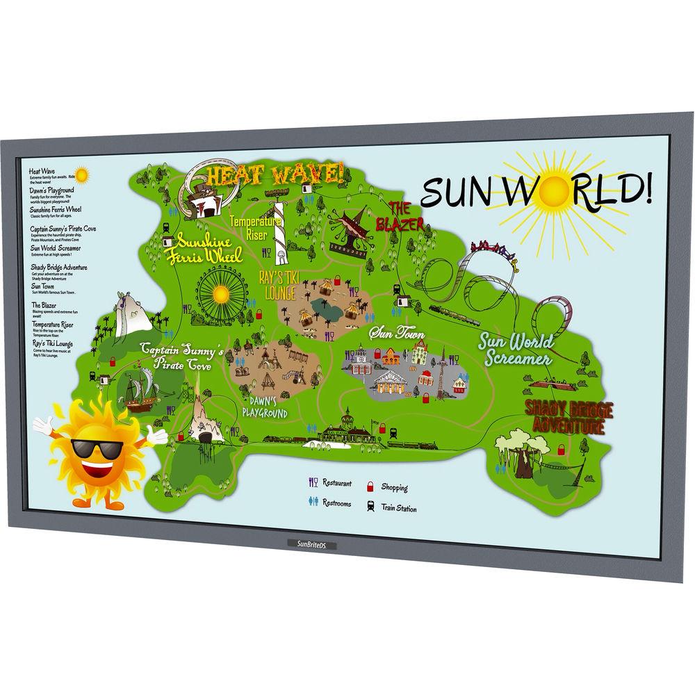 SunBriteTV Marquee Series 55" Outdoor Landscape Mode Digital Signage