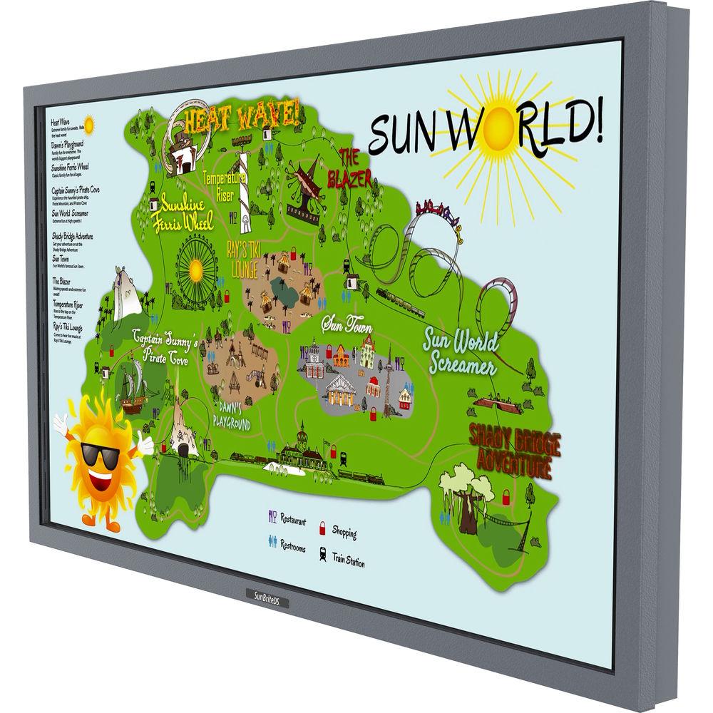 SunBriteTV Marquee Series 55" Outdoor Landscape Mode Digital Signage