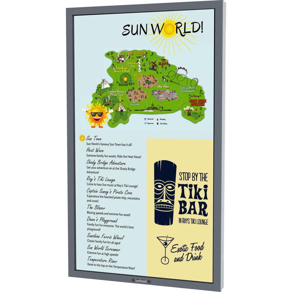 SunBriteTV Marquee Series 55" Outdoor Portrait Mode Digital Signage