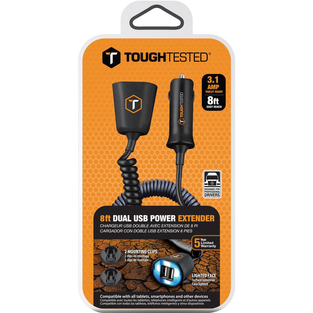 ToughTested Power Extender 3.1A Dual-Port USB Car Charger