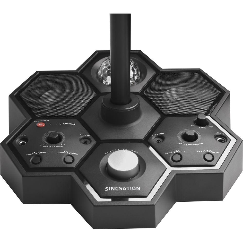 808 Audio Singsation Performer Deluxe Karaoke System with Stereo Wireless Speakers