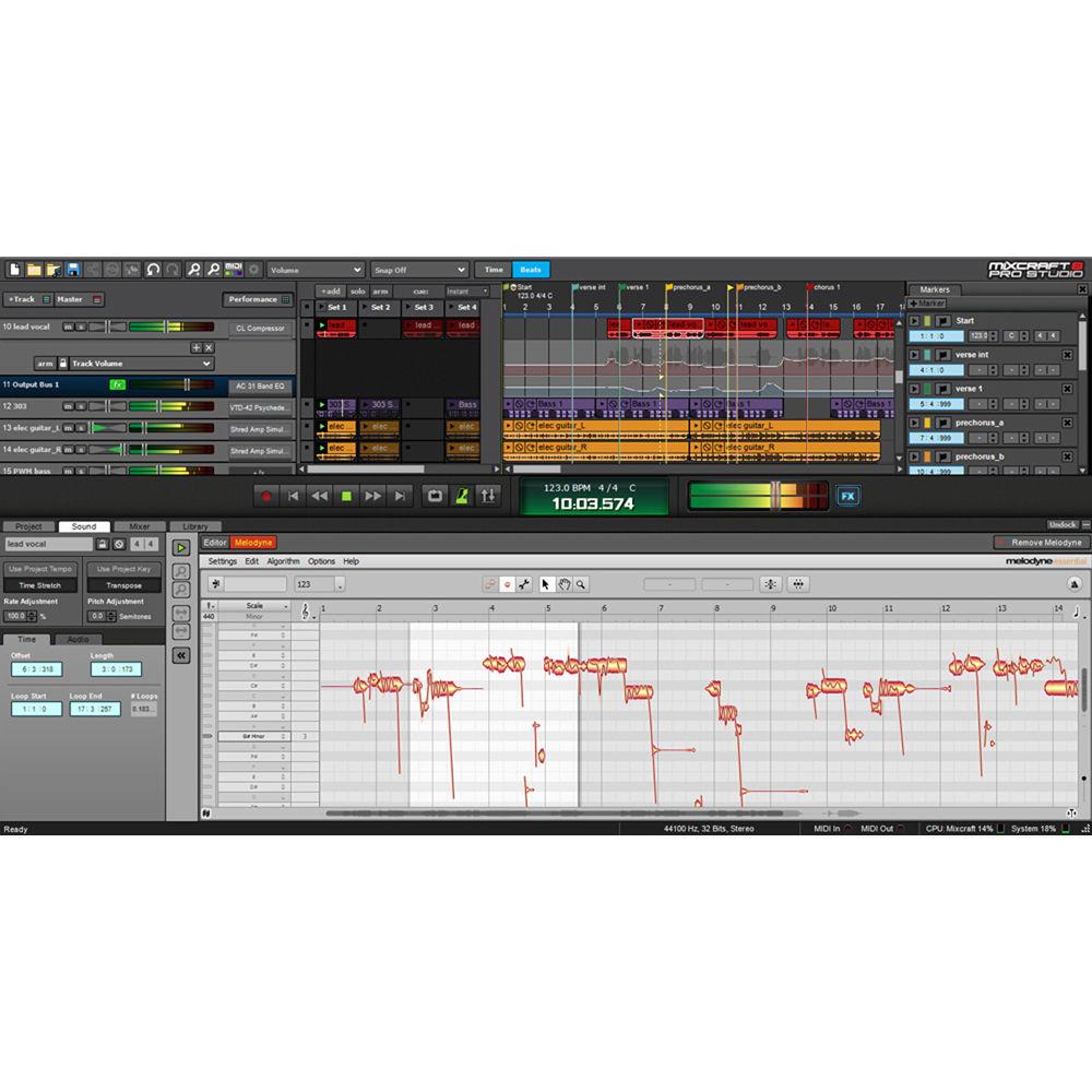 Acoustica Mixcraft 8 Pro Studio - Music Production Software