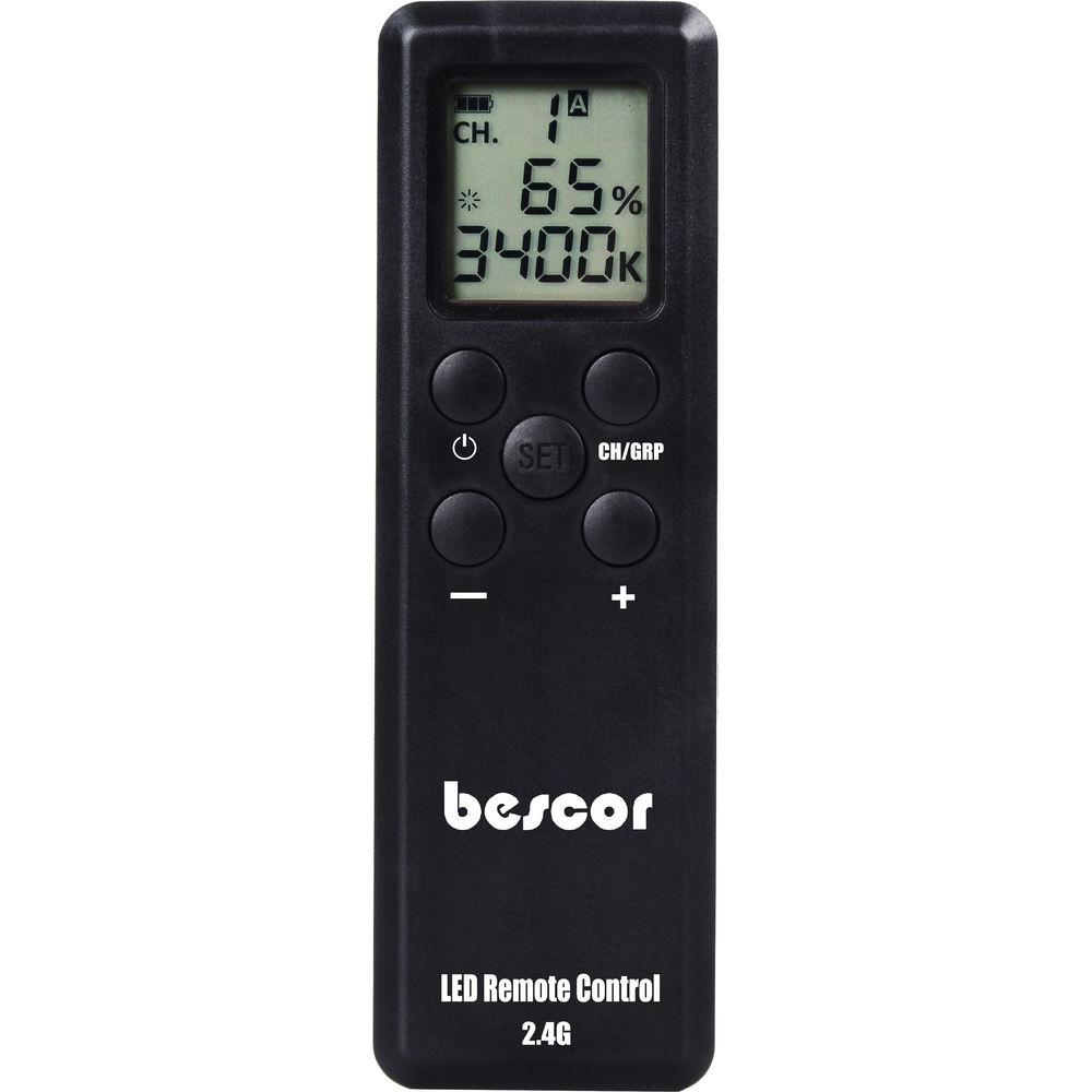 Bescor FP-576K Bi-Color Wireless Control LED Studio 2-Light Kit