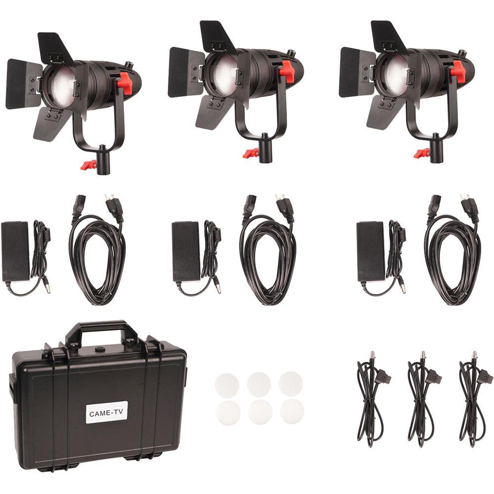 CAME-TV Boltzen 30W Fresnel Fanless Focusable LED Bi-Color Fixture Kit