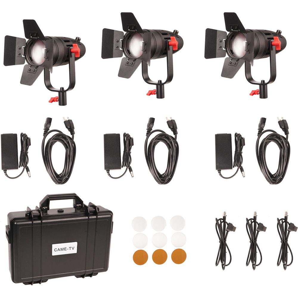 CAME-TV Boltzen B30 Fresnel 30W 3-Light Kit