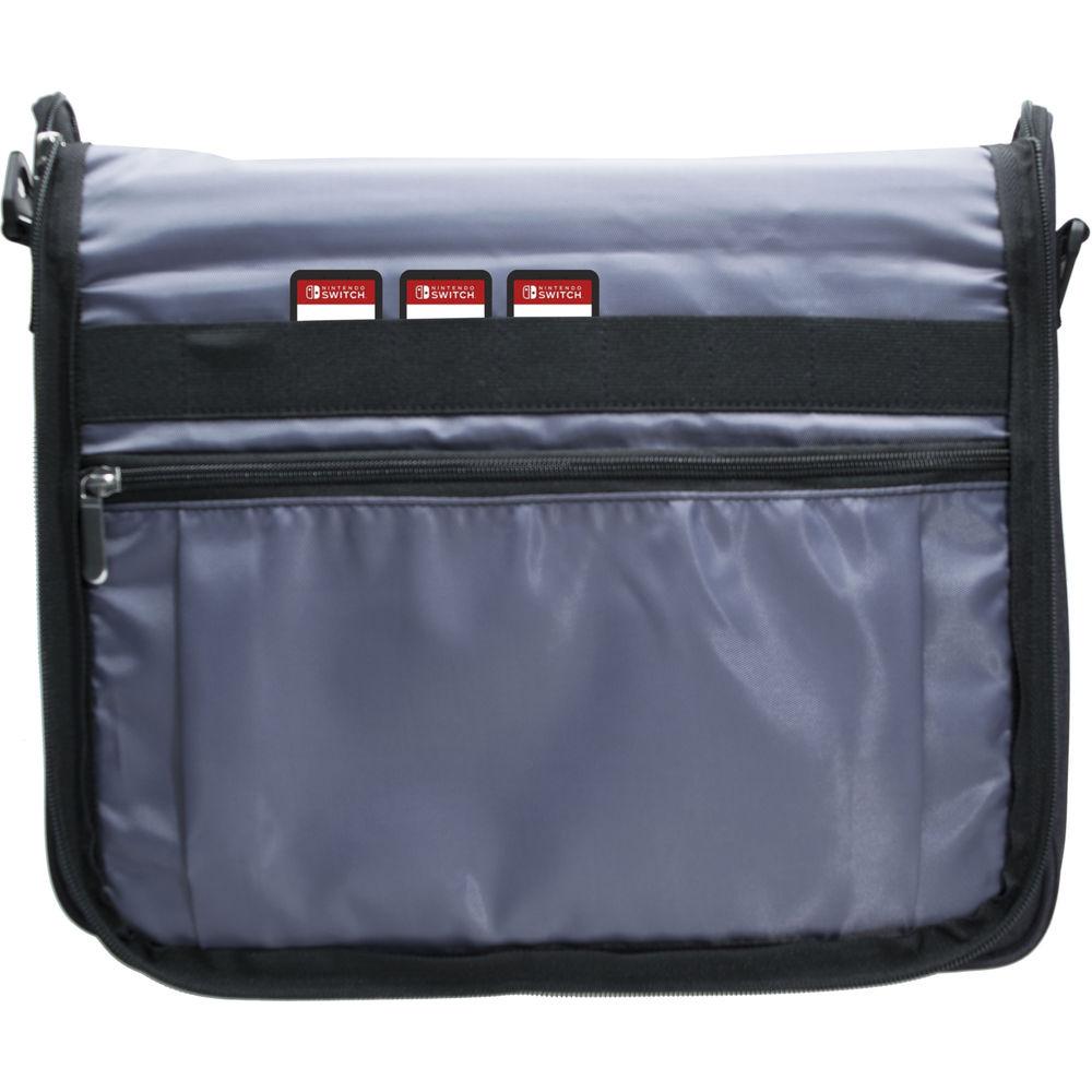 CTA Digital Protective Messenger Bag for Nintendo Switch