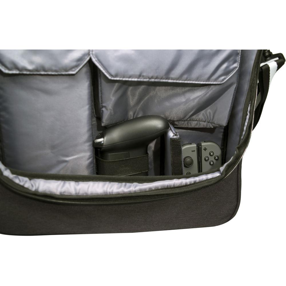 CTA Digital Protective Messenger Bag for Nintendo Switch