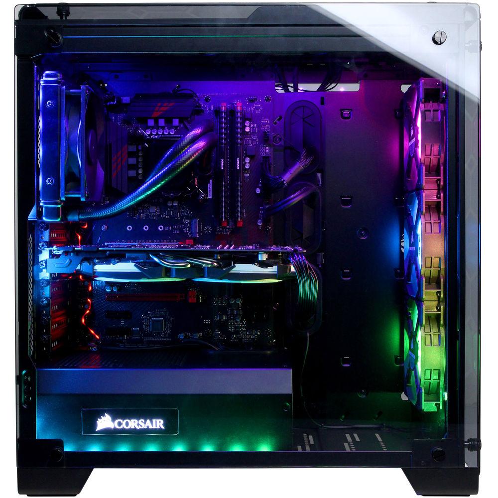 CyberPowerPC Crystal Gaming Series Basic Desktop Computer