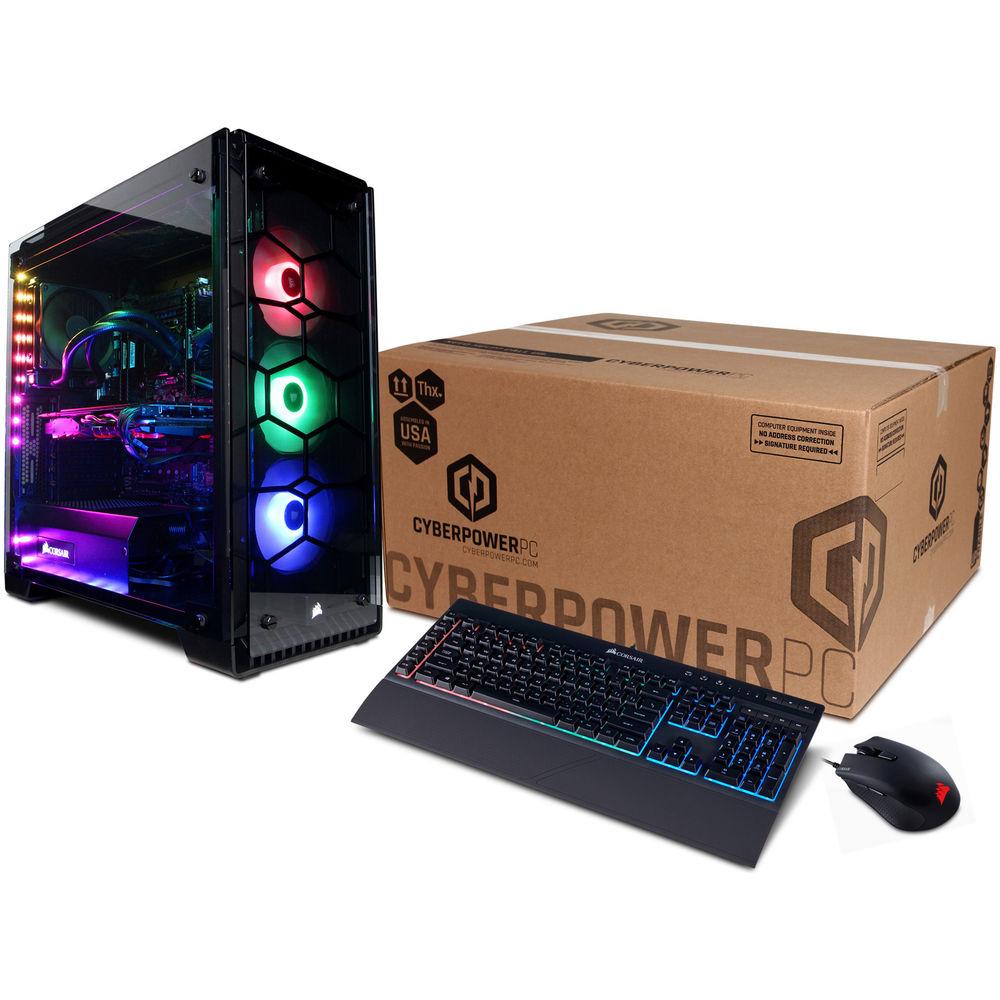 CyberPowerPC Crystal Gaming Series Pro Desktop Computer