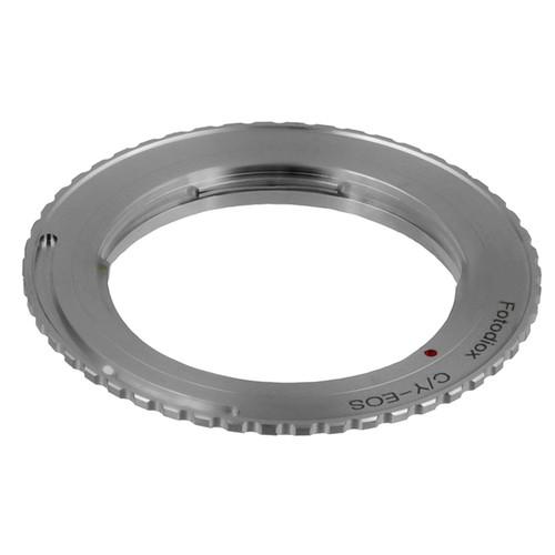 FotodioX Mount Adapter with Focus-Confirmation Chip for Contax Yashica Lens to Canon EOS Camera