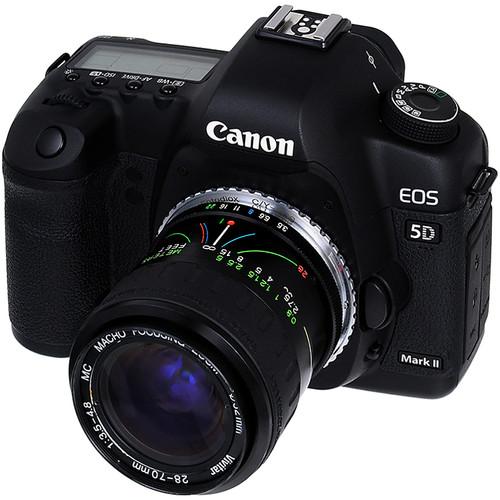 FotodioX Mount Adapter with Focus-Confirmation Chip for Contax Yashica Lens to Canon EOS Camera