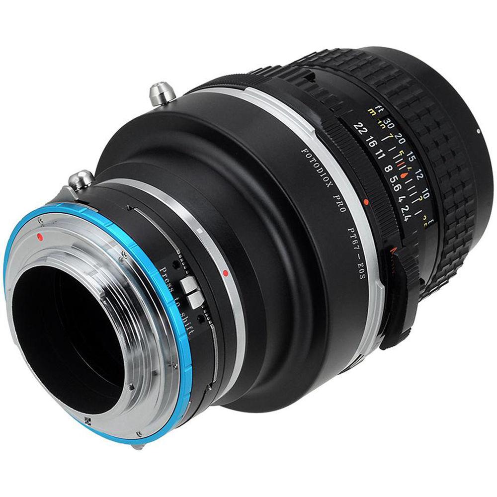 FotodioX Pro Shift Mount Adapter for Pentax 67 Lens to Sony E-Mount Camera