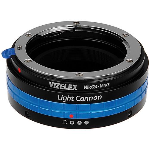 FotodioX Vizelex Light Cannon Soft Focus Adapter for Nikon F-Mount G Lens to Micro Four Thirds Cameras