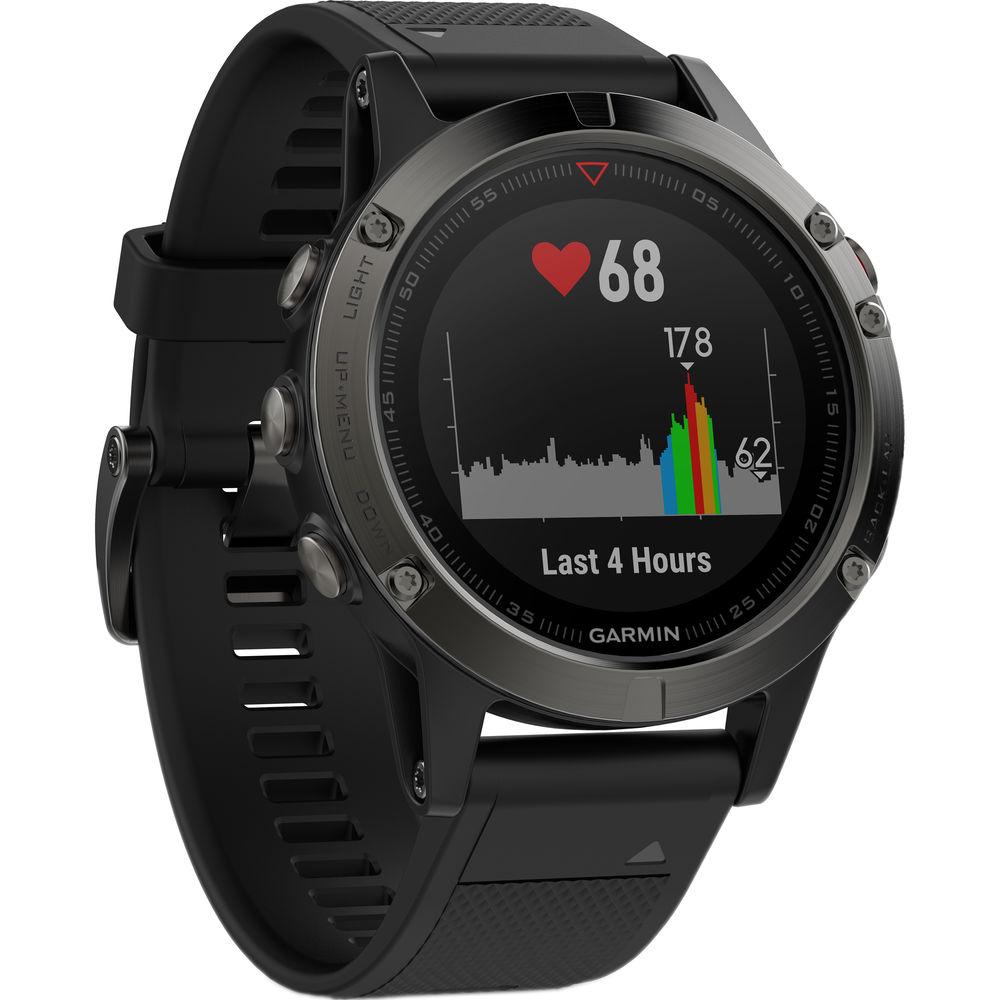 Garmin fenix 5 Sapphire Edition Multi-Sport Training GPS Watch Performer Bundle