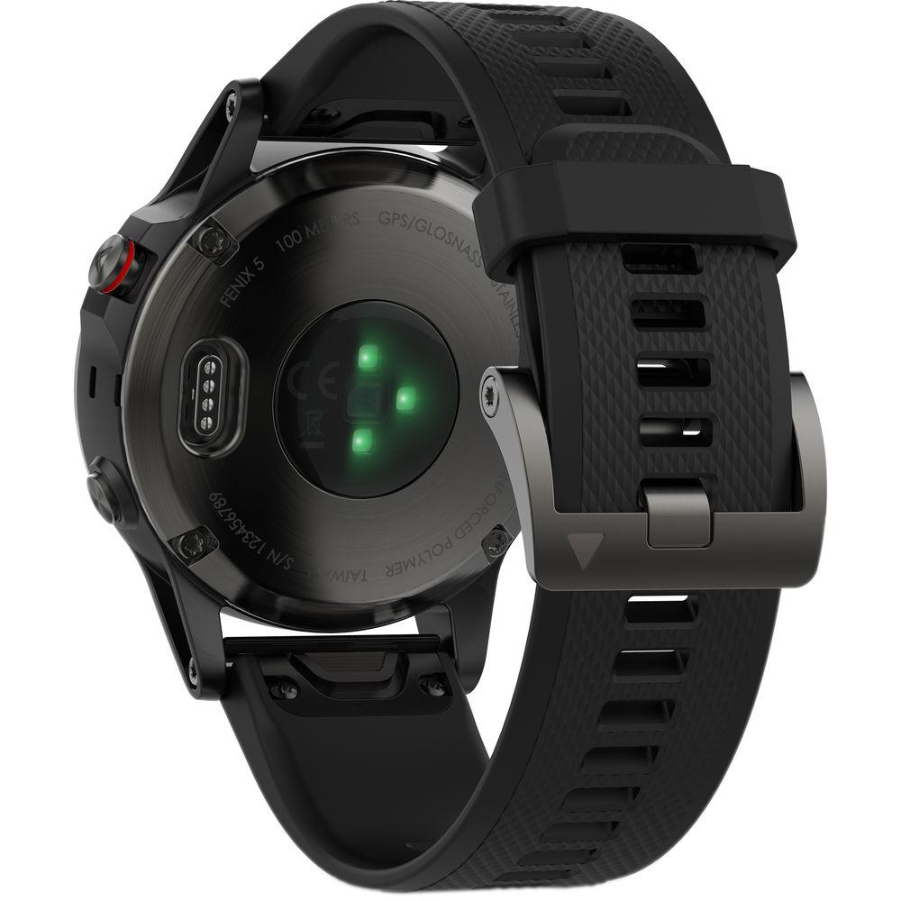 Garmin fenix 5 Sapphire Edition Multi-Sport Training GPS Watch Performer Bundle