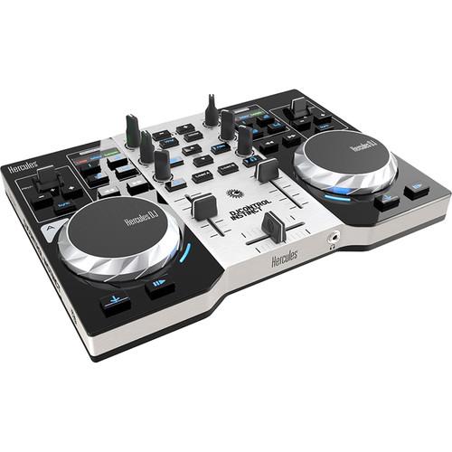 Hercules DJControl Instinct S Series Party Pack - DJ Controller and LED Light