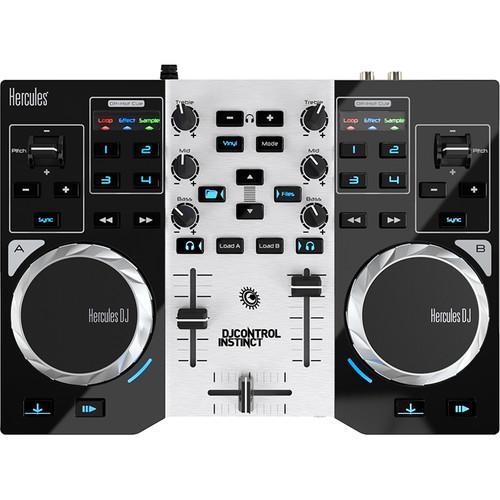 Hercules DJControl Instinct S Series Party Pack - DJ Controller and LED Light