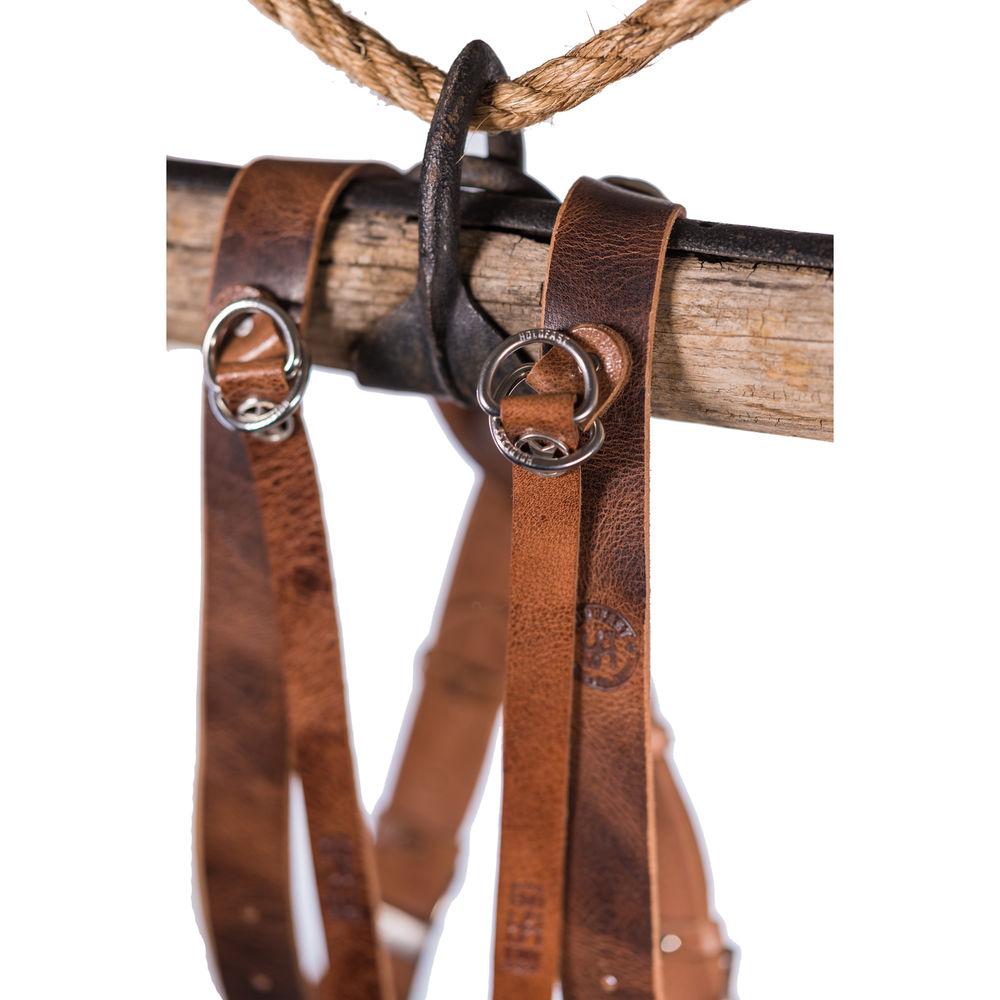 HoldFast Gear Money Maker 3-Camera Leather Harness