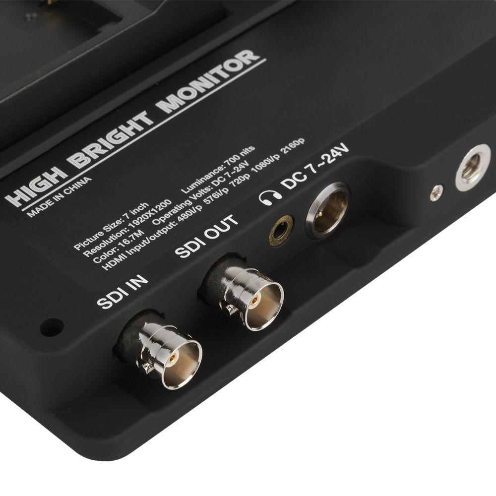 ikan S7H-DK Saga 7" High-Brightness On-Camera Monitor Deluxe Kit