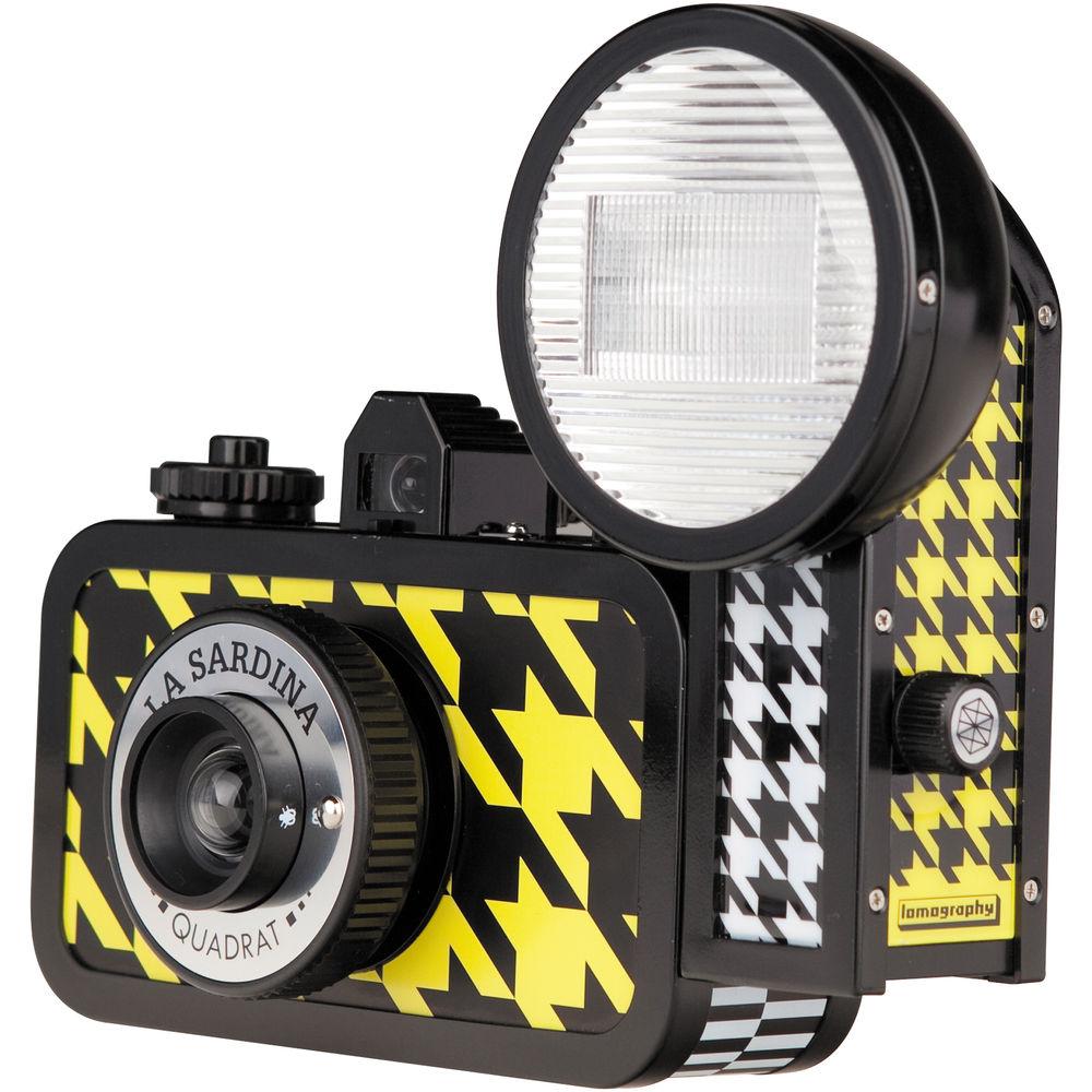 Lomography La Sardina Quadrat Camera with Flash