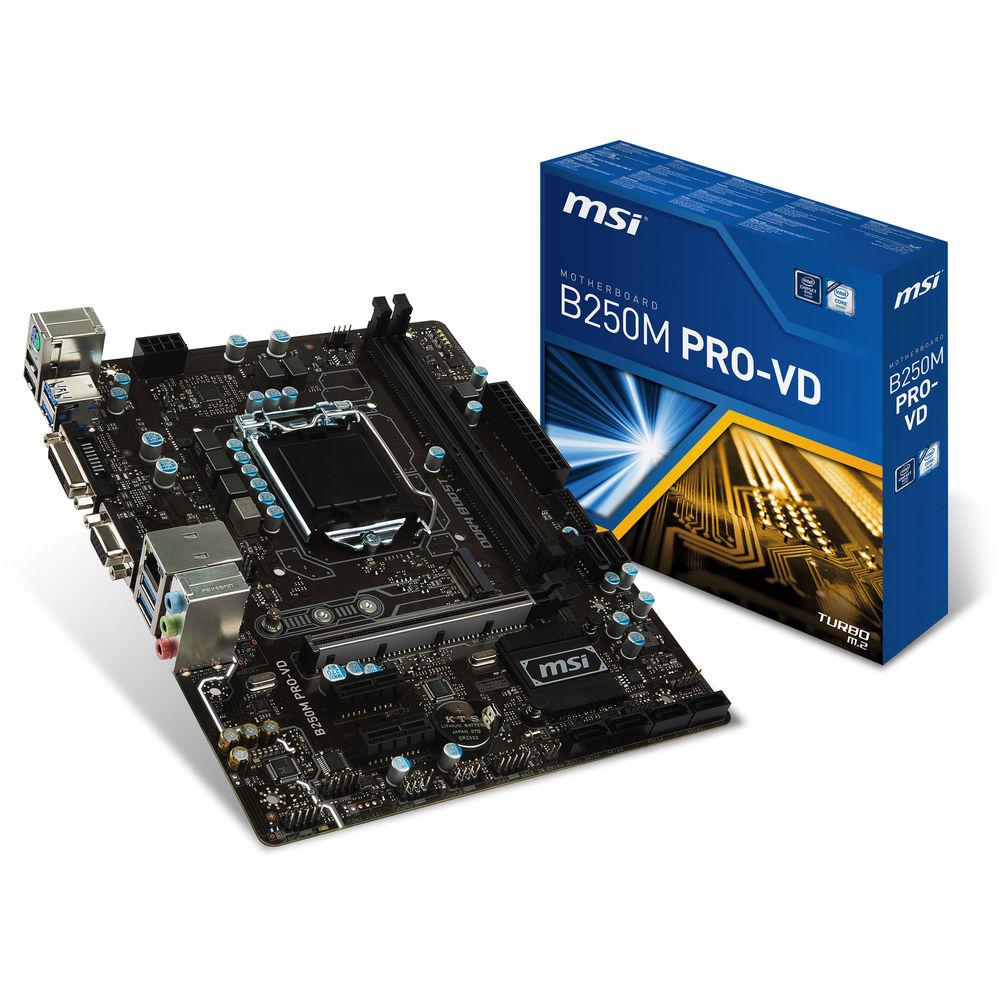 MSI B250M Pro-VD LGA1151 mATX Motherboard