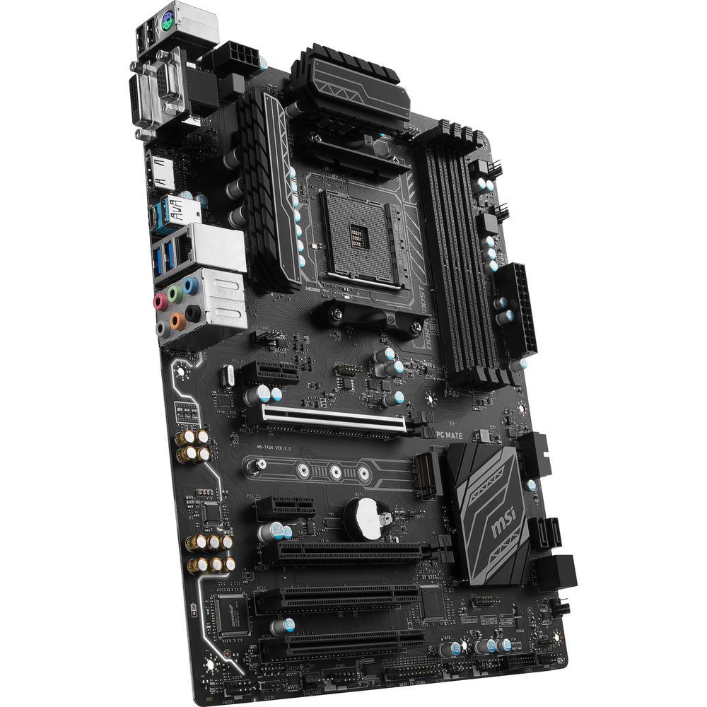 MSI B350 PC Mate AM4 ATX Motherboard