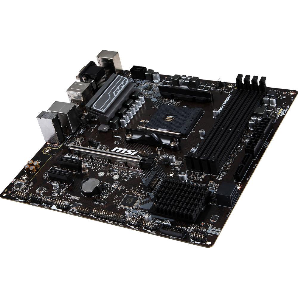 MSI B450M PRO-VDH AM4 Micro-ATX Motherboard