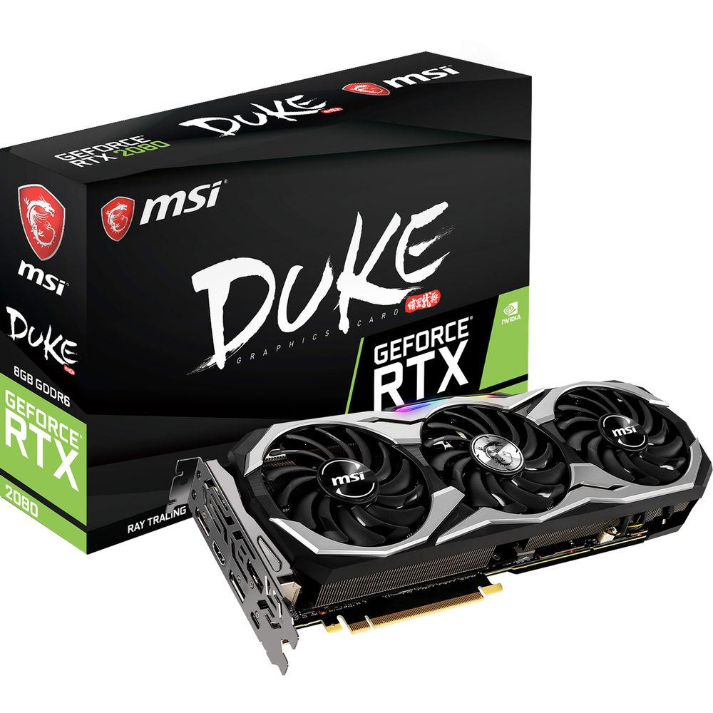MSI GeForce RTX 2080 DUKE OC Graphics Card