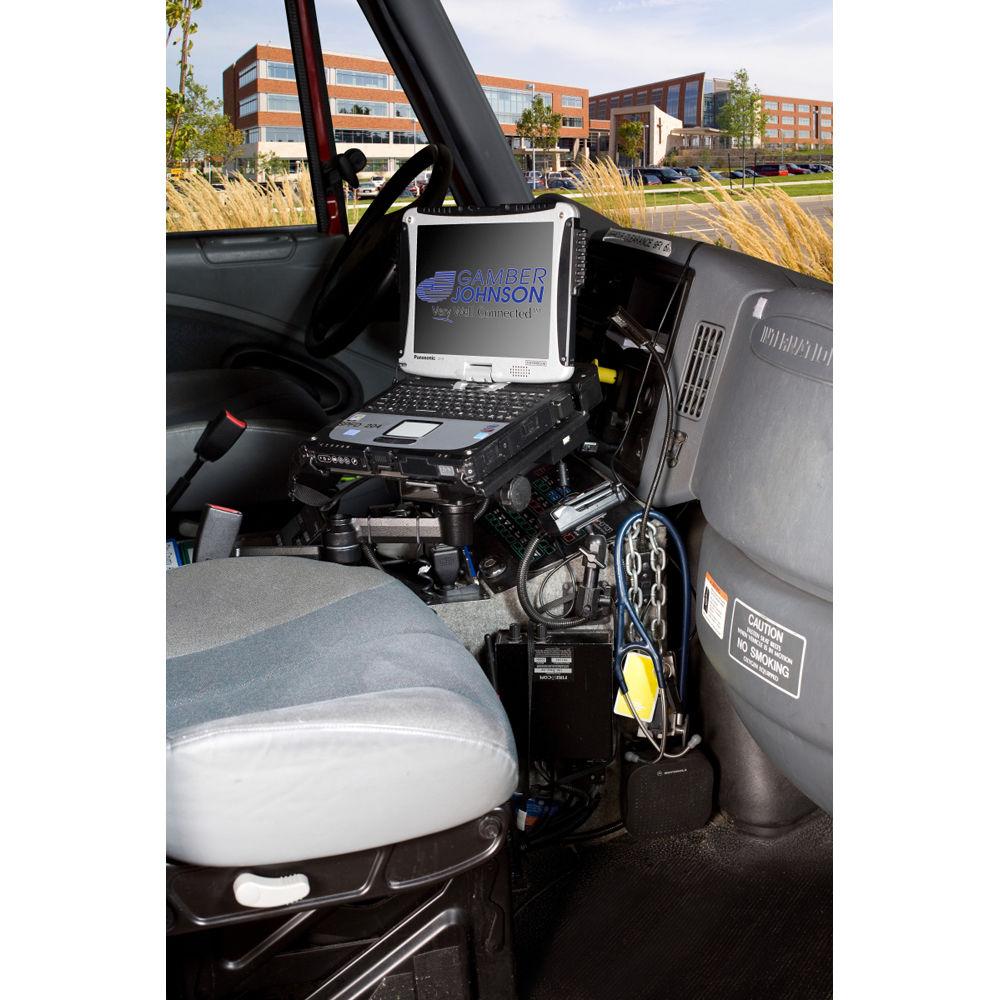 Panasonic Gamber-Johnson Docking Station with Dual RF & Lind Car Adapter for Toughbook CF-19 MK4-MK8