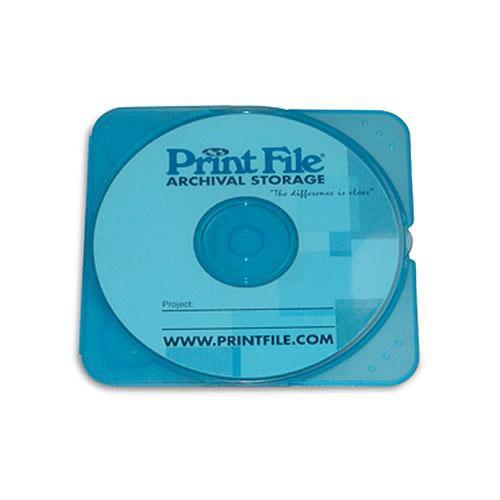 Print File TP-POLY-BLU Blue CD DVD TRIMpak Case