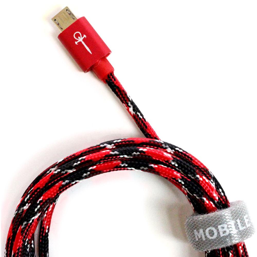 Tera Grand Mobile Undead USB 2.0 Type-A to Micro USB Vampire Braided Cable
