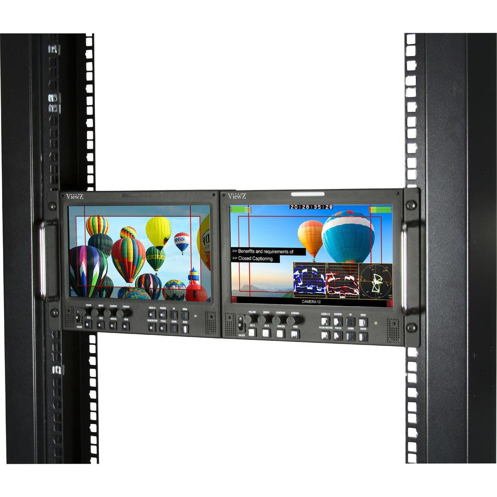 ViewZ 9" 3G-SDI Video Production Rackmount Monitor