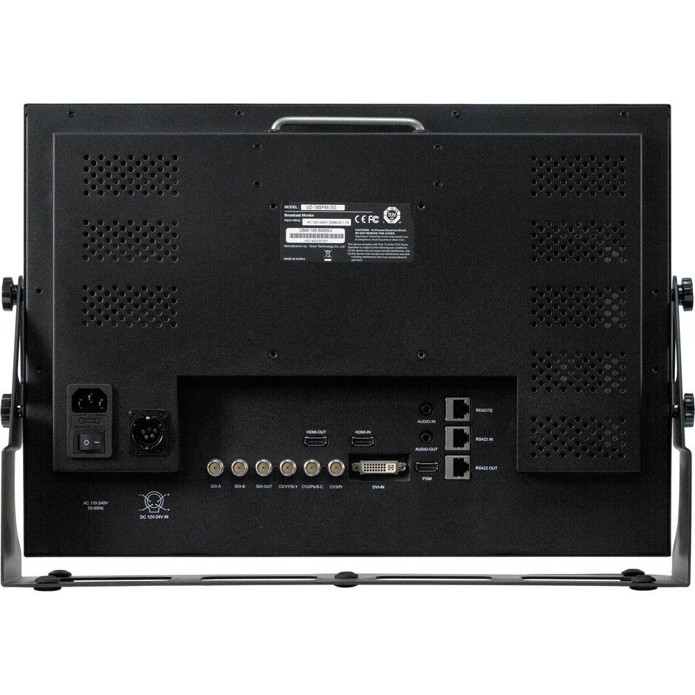 ViewZ VZ-185PM-P 18.5" 3G-SDI & 8-Bit Video Production Monitor