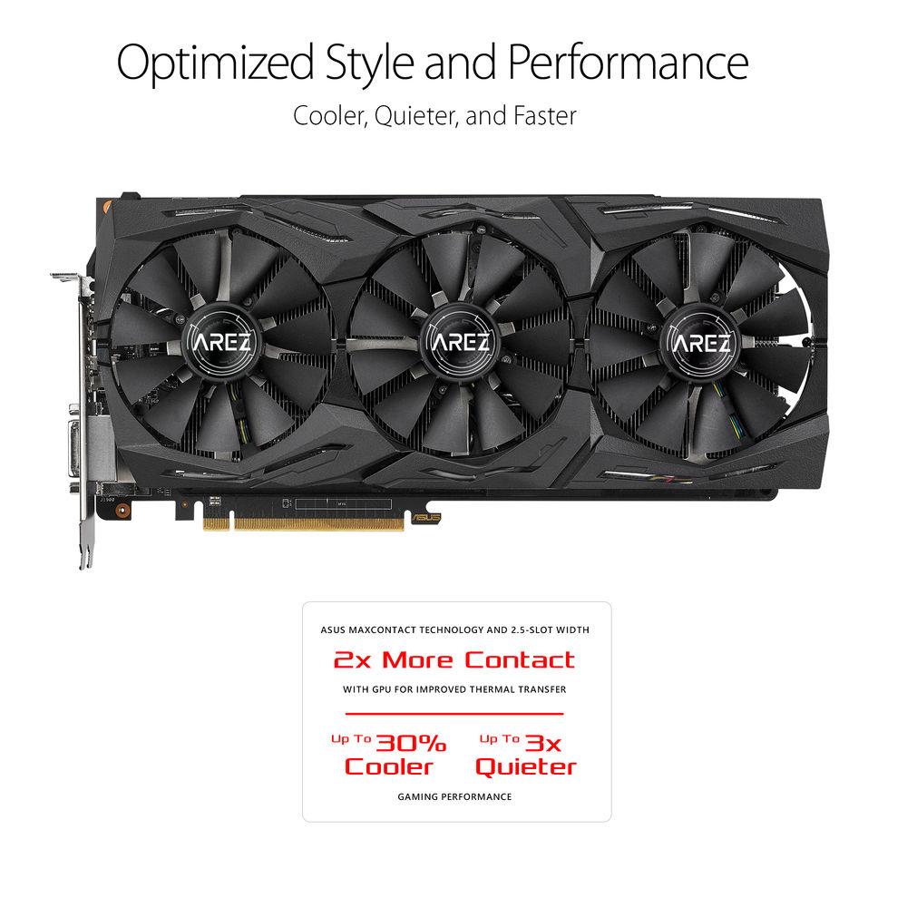 ASUS Arez Strix Radeon RX Vega64 OC Edition Gaming Graphics Card