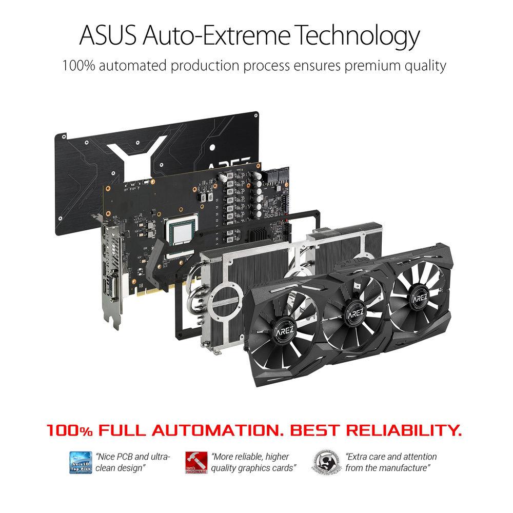 ASUS Arez Strix Radeon RX Vega64 OC Edition Gaming Graphics Card