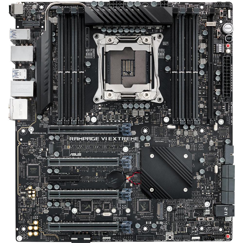 ASUS Republic of Gamers Rampage VI Extreme LGA 2066 Extended ATX Motherboard
