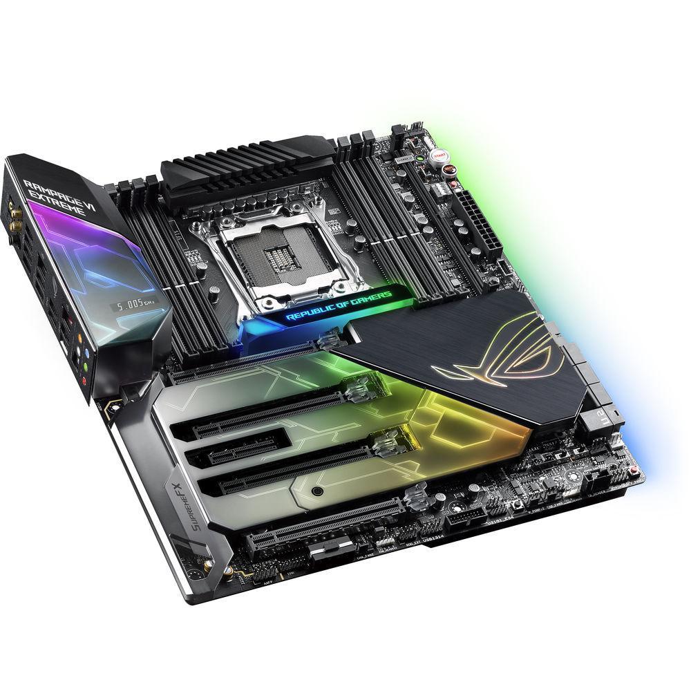 ASUS Republic of Gamers Rampage VI Extreme LGA 2066 Extended ATX Motherboard