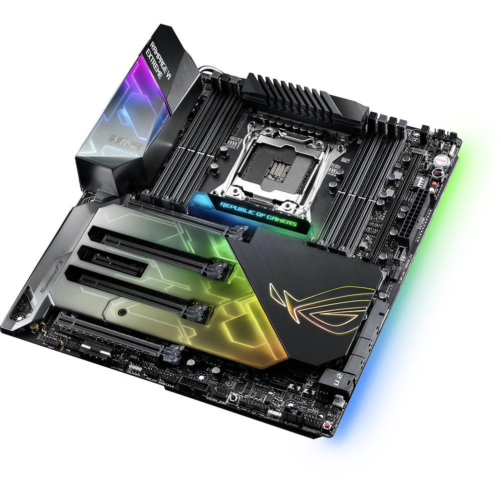 ASUS Republic of Gamers Rampage VI Extreme LGA 2066 Extended ATX Motherboard