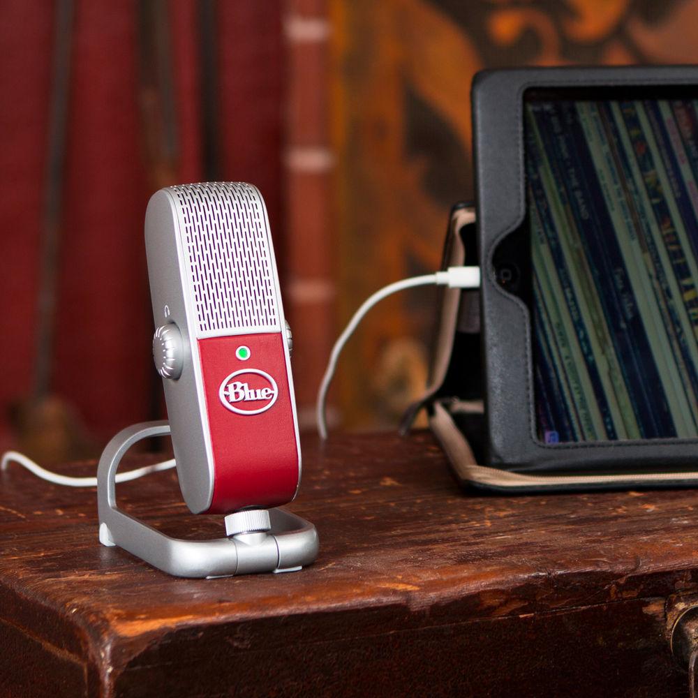Blue Raspberry Studio - Mobile USB iOS Microphone with Recording and Mastering Software Bundle