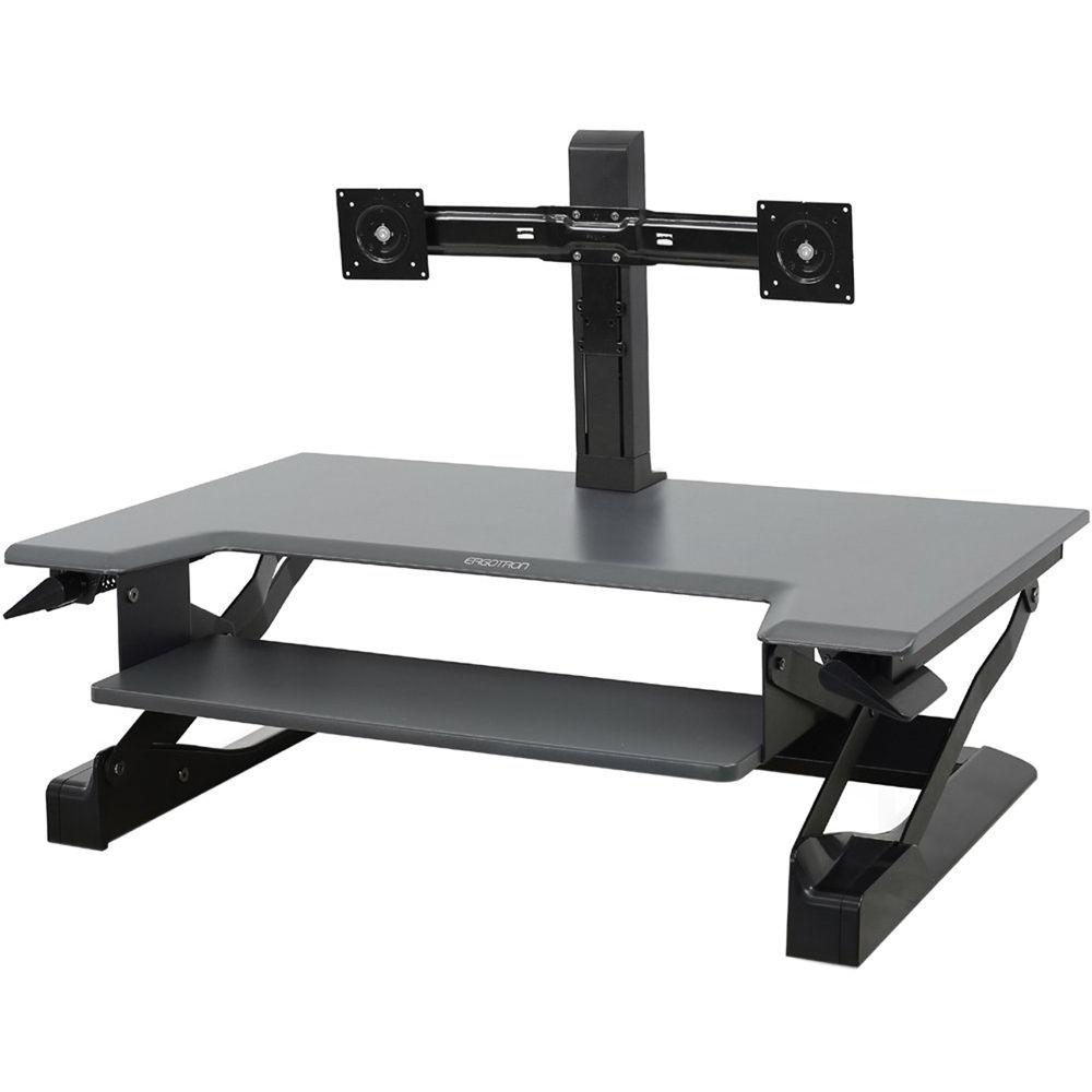 Ergotron WorkFit Dual-Monitor Kit for WorkFit-T -TL -TLE -PD Workstations