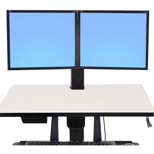 Ergotron WorkFit Dual-Monitor Kit for WorkFit-T -TL -TLE -PD Workstations