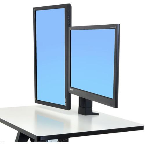 Ergotron WorkFit Dual-Monitor Kit for WorkFit-T -TL -TLE -PD Workstations