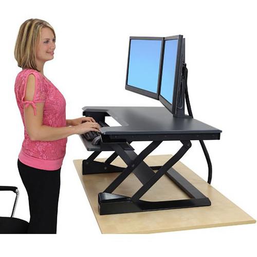 Ergotron WorkFit Dual-Monitor Kit for WorkFit-T -TL -TLE -PD Workstations