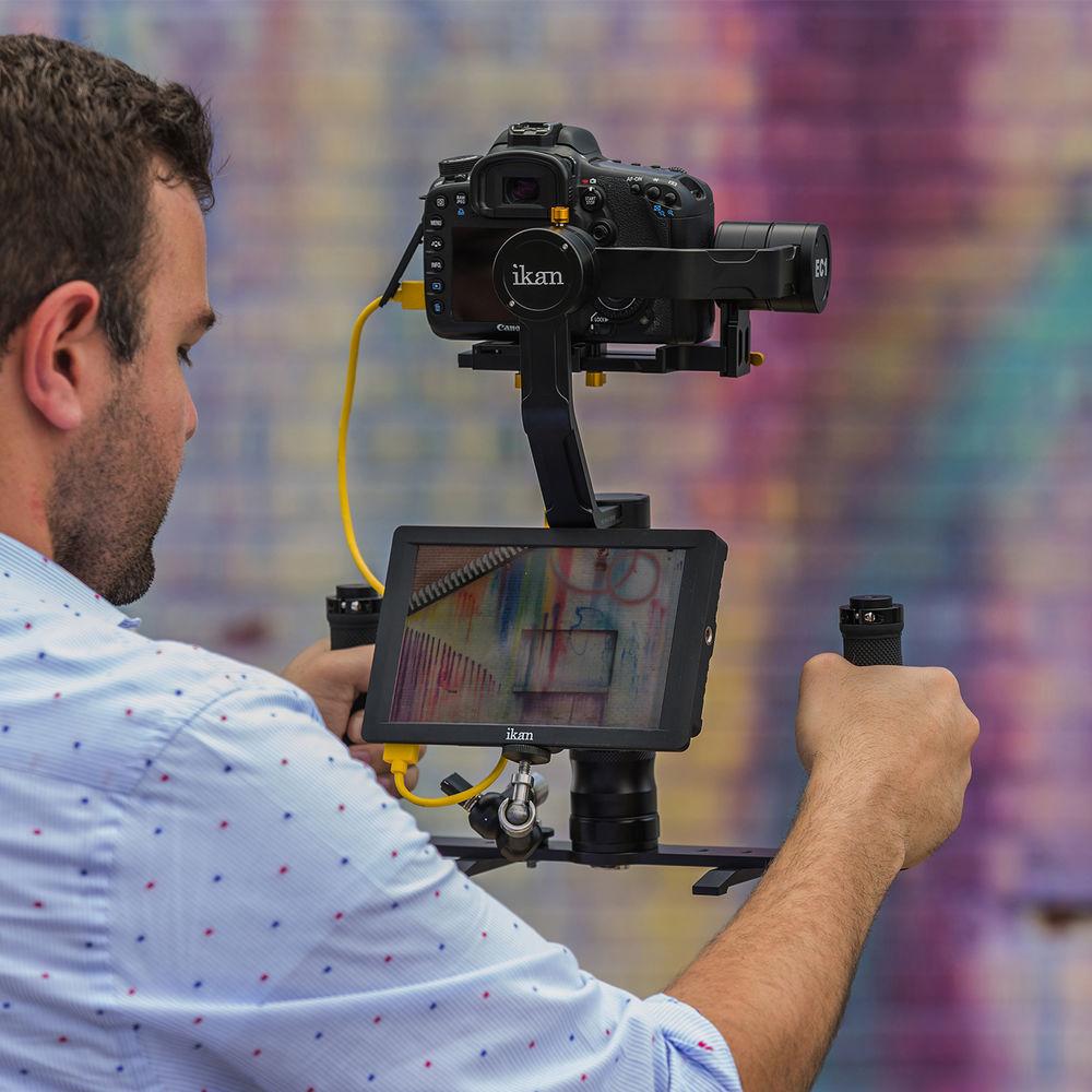 ikan DS2 Beholder 3-Axis Gimbal and DH7 Monitor Kit with Canon 900-Series Battery