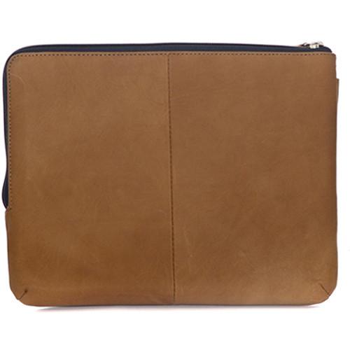 Jill-E Designs Dominick Leather Sleeve with Stand for 10" Tablet
