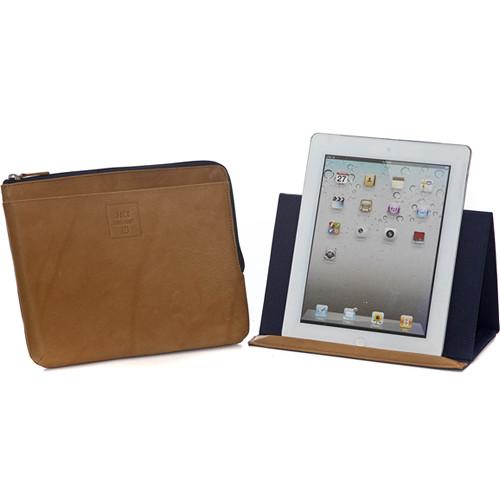 Jill-E Designs Dominick Leather Sleeve with Stand for 10" Tablet