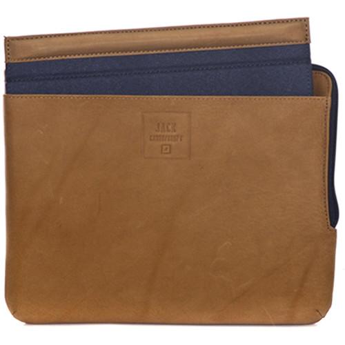Jill-E Designs Dominick Leather Sleeve with Stand for 10" Tablet