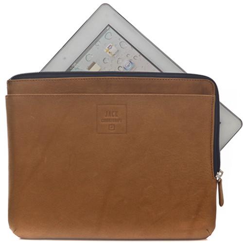 Jill-E Designs Dominick Leather Sleeve with Stand for 10" Tablet