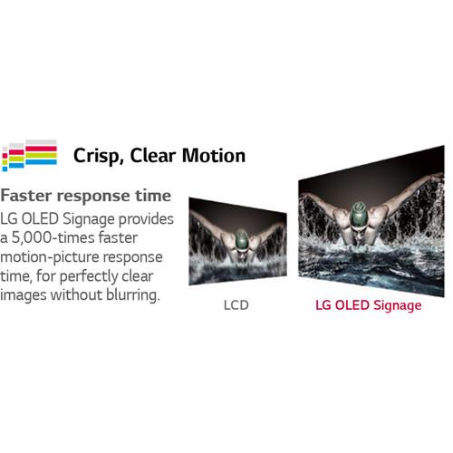 LG 55EG5SD-C.AUSC 55" Dual Side In-Glass Digital Signage OLED Display